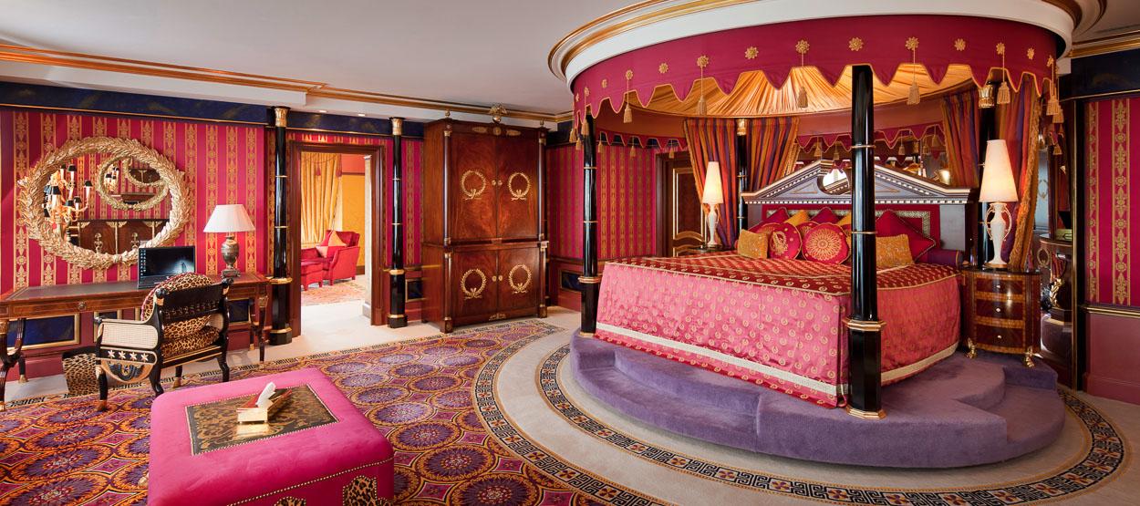 اتاق خواب هتل برج العرب